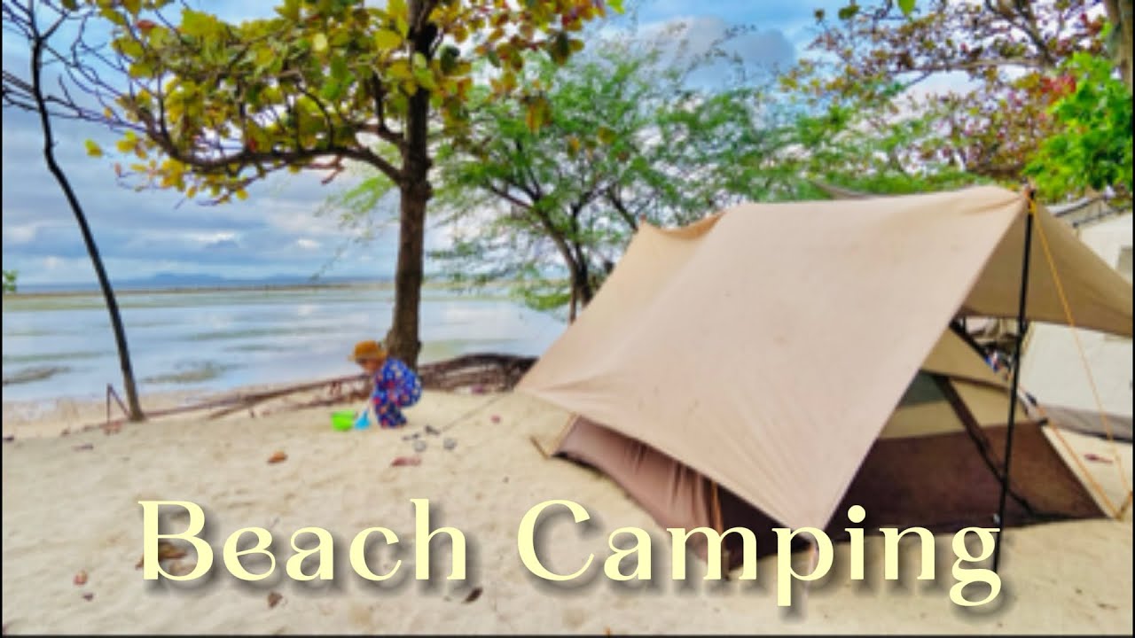 Beach Camping with kids in Calatagan Batangas