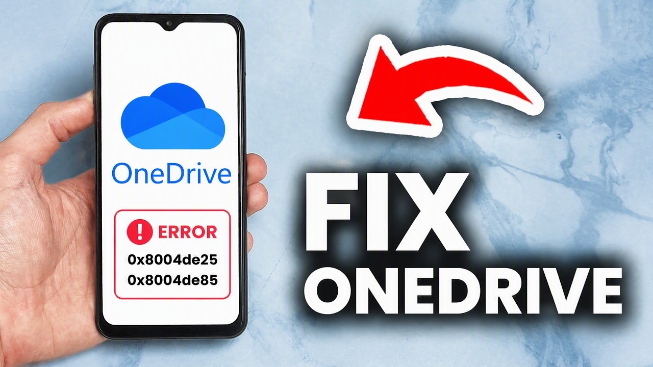 How To Fix Microsoft OneDrive Sign In Error 0x8004de25 And 0x8004de85 | Tutorial 2026