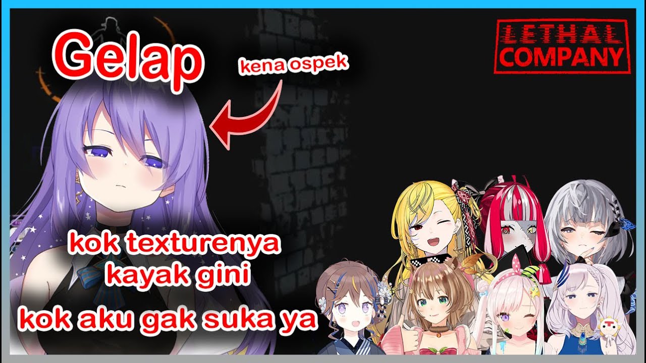 Reaksi Moona saat pertama kali main Lethal Company