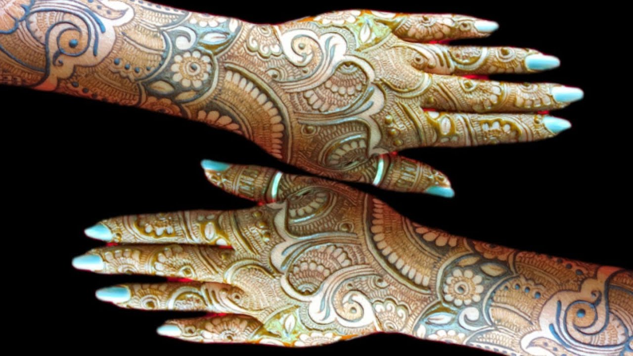 Step by step full hand bridal mehndi tutorial ll back full hand bharwa mehndi ll henna tutorial