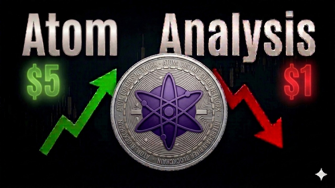 Обвал Cosmos ATOM до $1 или скорый рост до $5? Прогноз цены криптовалюты ATOM и технический анали...