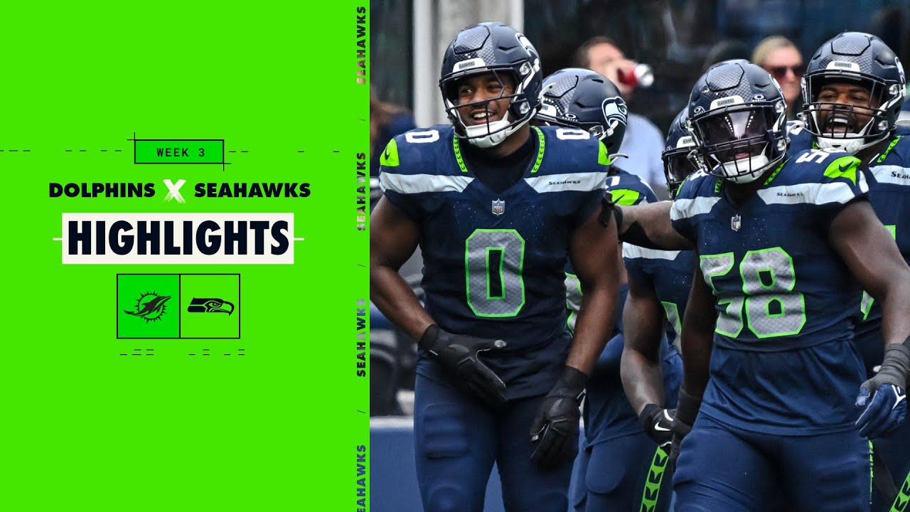 Seattle Seahawks vs. Miami Dolphins Highlights | 2024 Regular Season Week 3