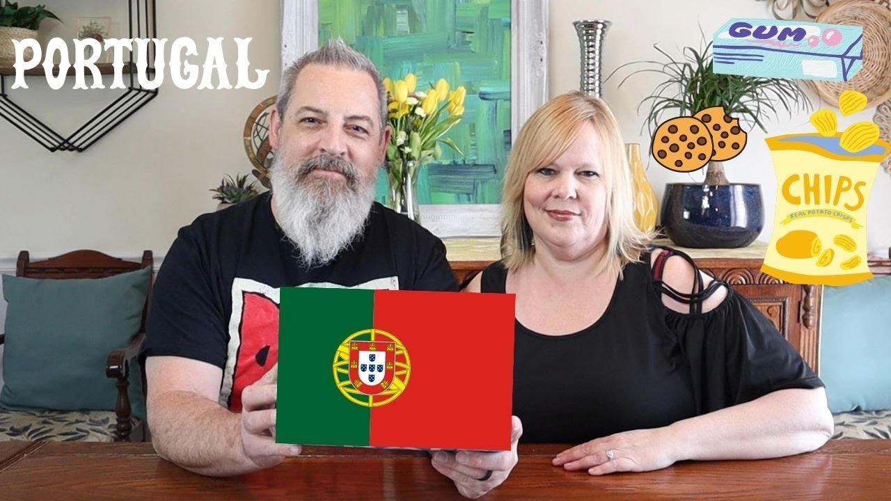 AMERICANS TRY PORTUGUESE SNACKS  | PORTUGAL SNACKCRATE REVIEW
