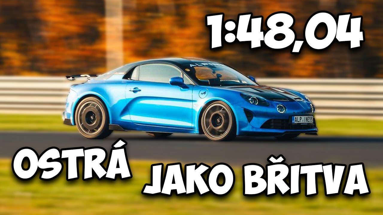ALPINE A110 R NÁM NA OKRUHU VYRAZILA DECH