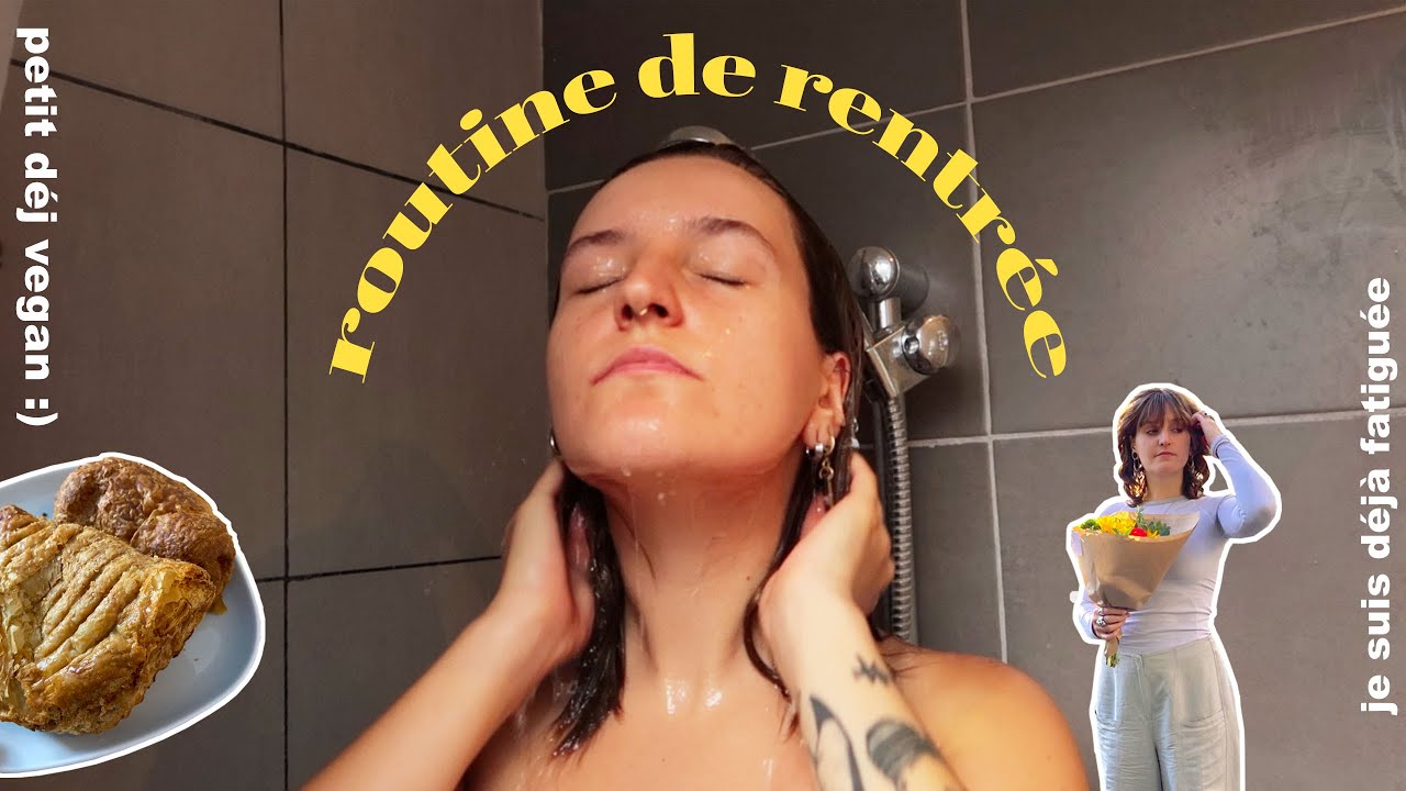 J'essaye de me créer une routine pour la rentrée 🌿