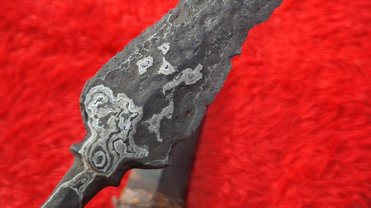 (SOLD) Kelas Tindih Tombak luk 7 est Tangguh Singosari. Pamor Tunggak Semi-Tirto Tumetes. TUS WINGIT