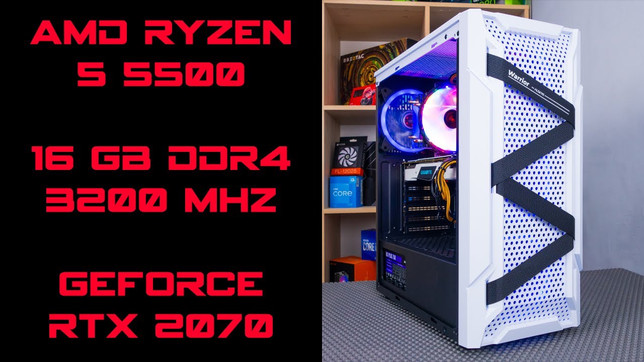 Ryzen 5 5500 and RTX 2070 Gaming Test