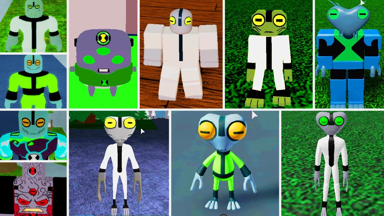 EVOLUÇÃO DO MASSA CINZENTA NO BEN 10 - ROBLOX ! (Evolution Grey Matter)