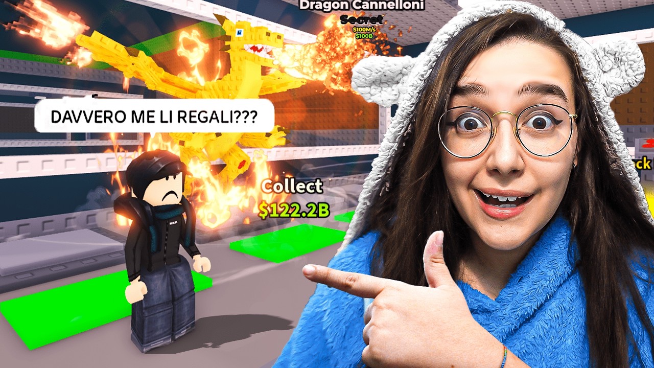 le rubano tutto da povera e io le do i brainrot piu' da ricchi su roblox.
