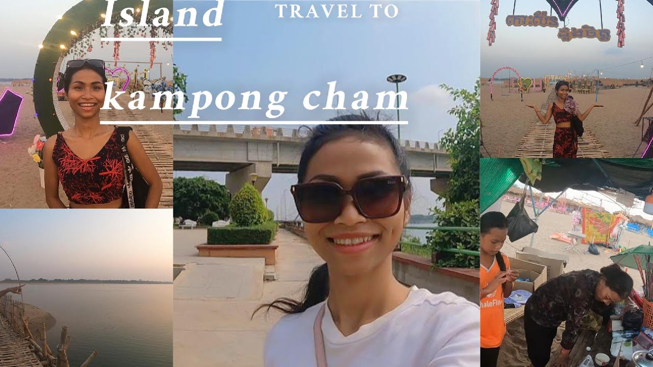 My Beautiful Island in Kampong Cham In Cambodia🇰🇭🇰🇭 Koh Paen