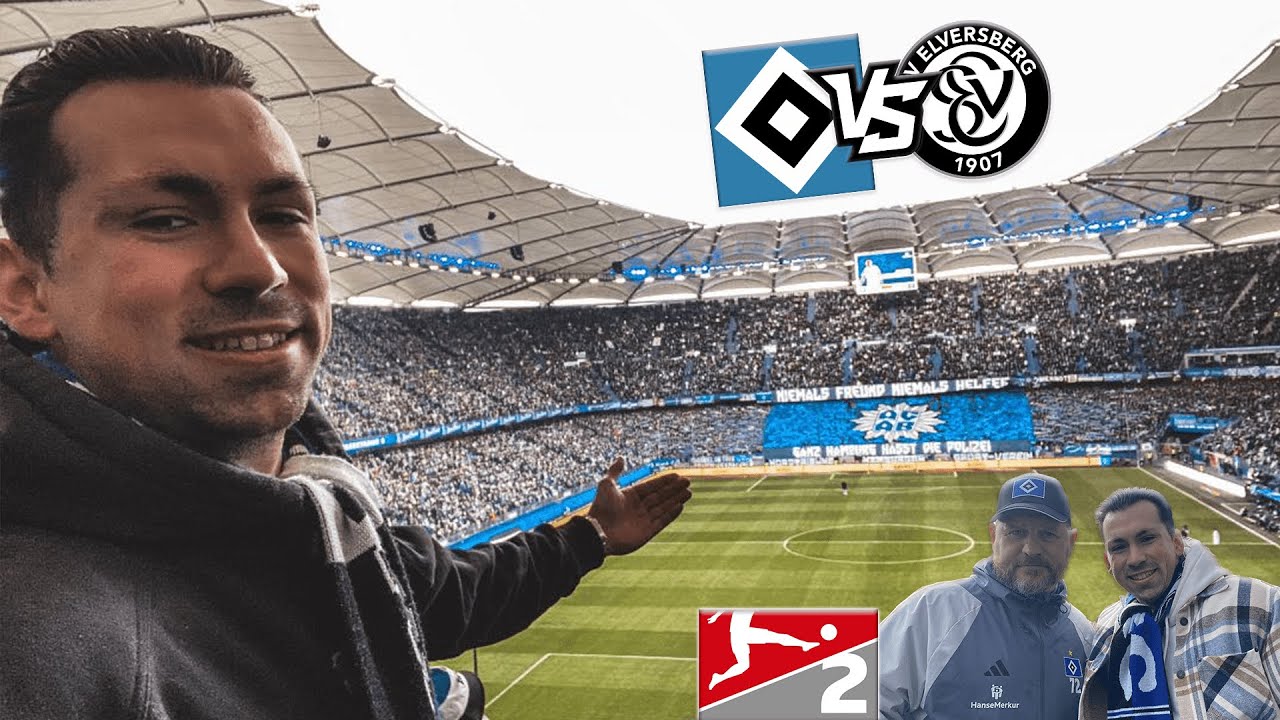 HSV mit Heimsieg beim Debüt von Steffen Baumgart 🔥 STADIONVLOG Hamburger SV vs SV Elversberg 🤍