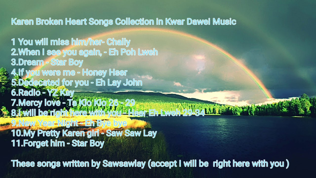 Karen song collections/Chally,Eh poh Lweh,Star Boy.