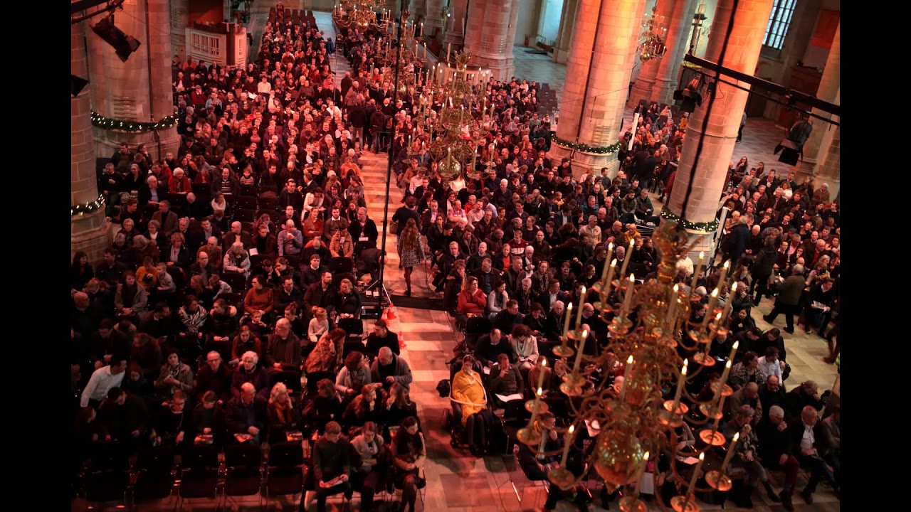 Laurenskerk Rotterdam : Samenzang Psalm 108 vers 1 en 2