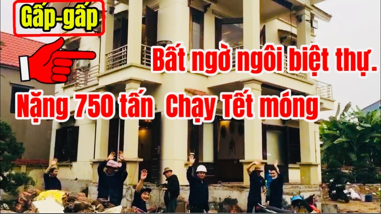Chạy Tết Biệt Thự 750 Tấn Đổ Nốt Nối Móng Đã Hoàn Thành Vây Kín Xung Quanh -Tại tp Hải Phòng 