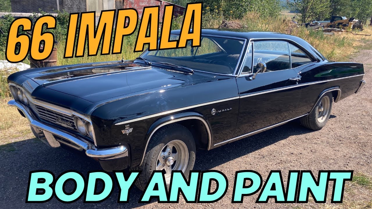 1966 Impala Restoration | Autobody and Preparation: Gloss Black Base Coat & Clear Coat Job
