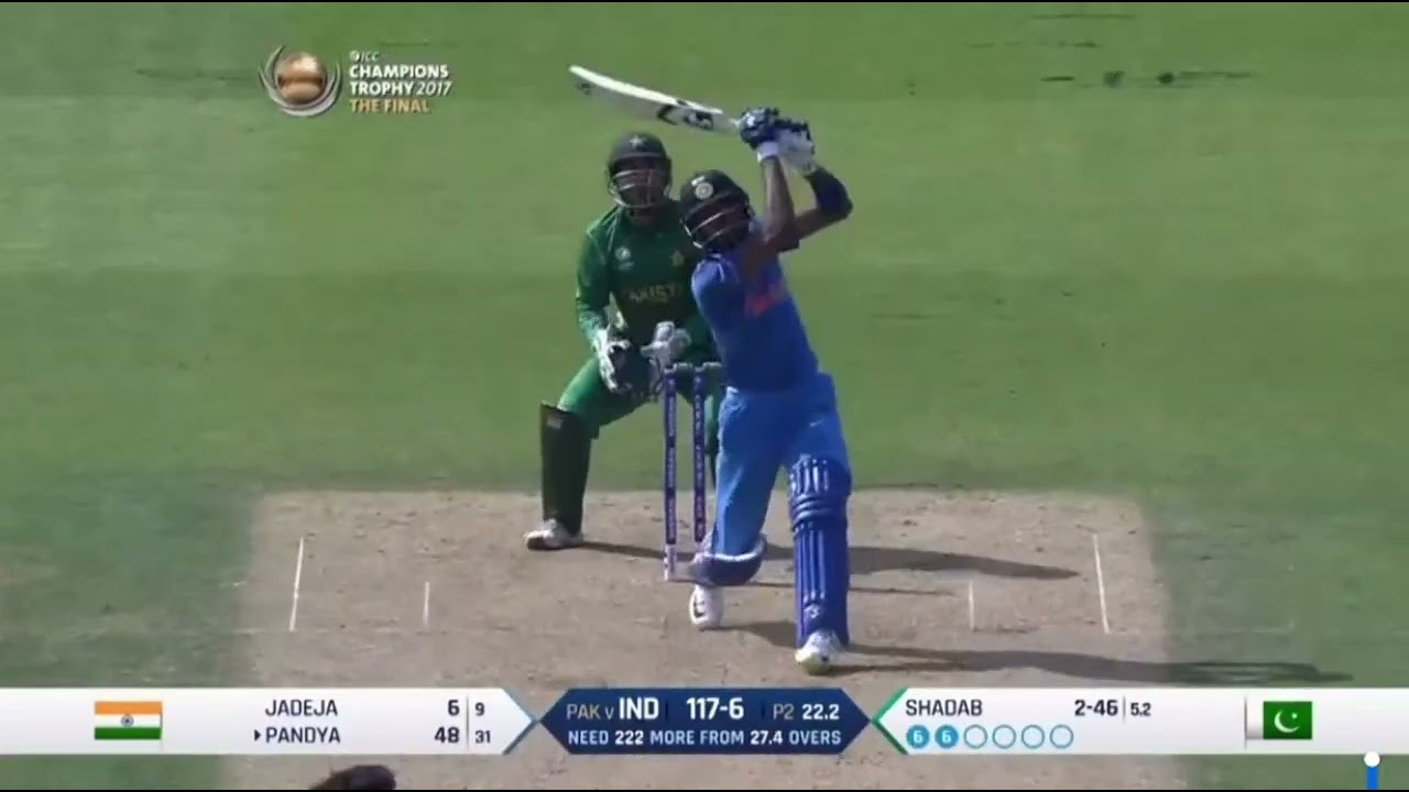 HARDIK PANDYA'S CHAMPIONS TROPHY FINAL MASTERCLASS! | 2017 CT Final - India vs Pakistan