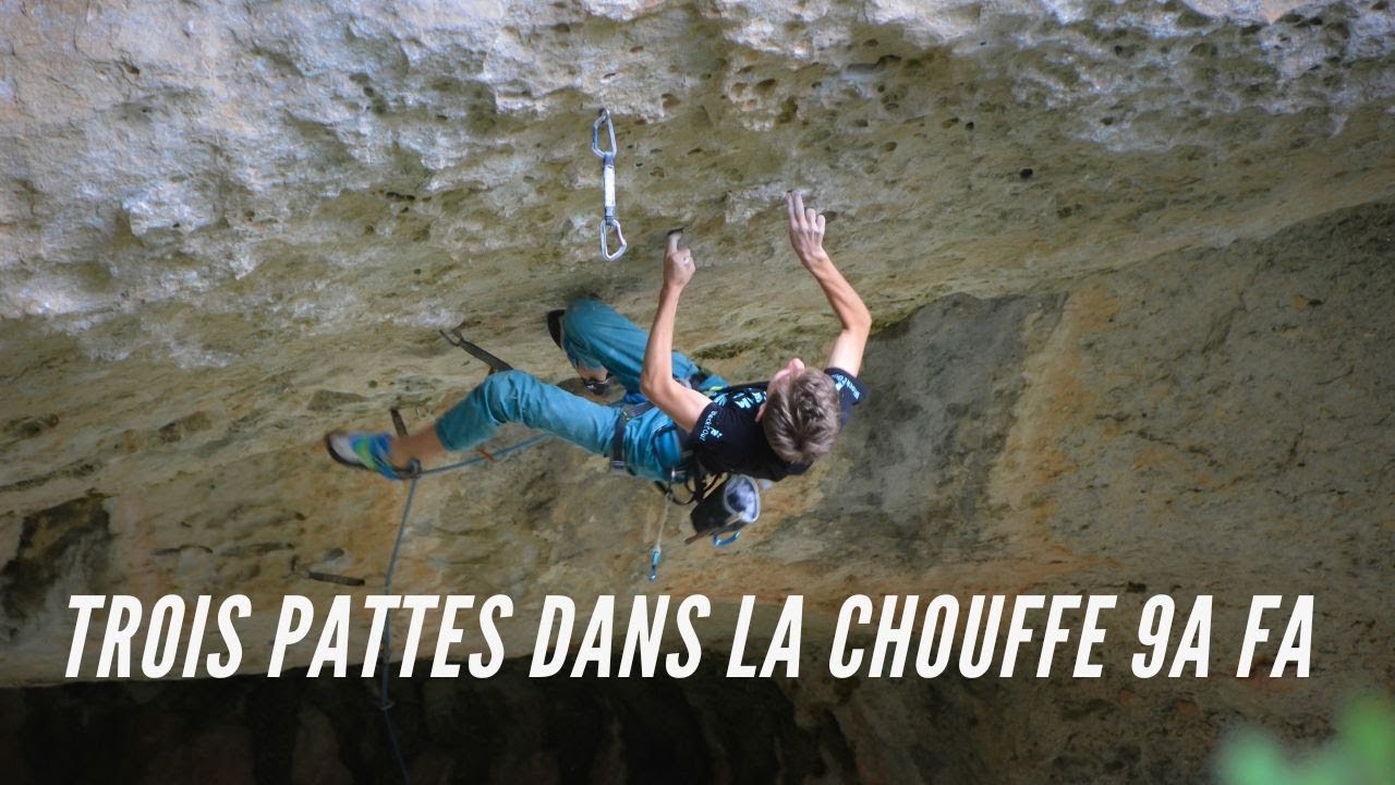 Trois pattes dans la chouffe 9a FA - Mattéo Soulé