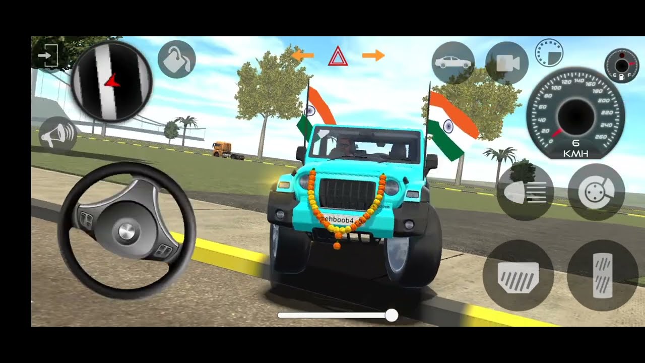 Dollar Song Modified Mahindra Thar Indian Cars Simulator 3D