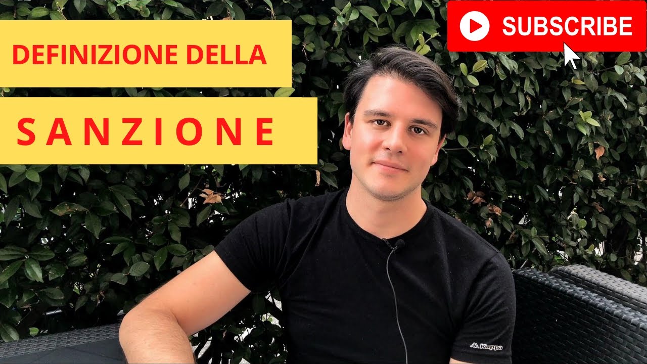 Definizione precisa della SANZIONE | diritto penale | Il diritto parla 📚⚖️
