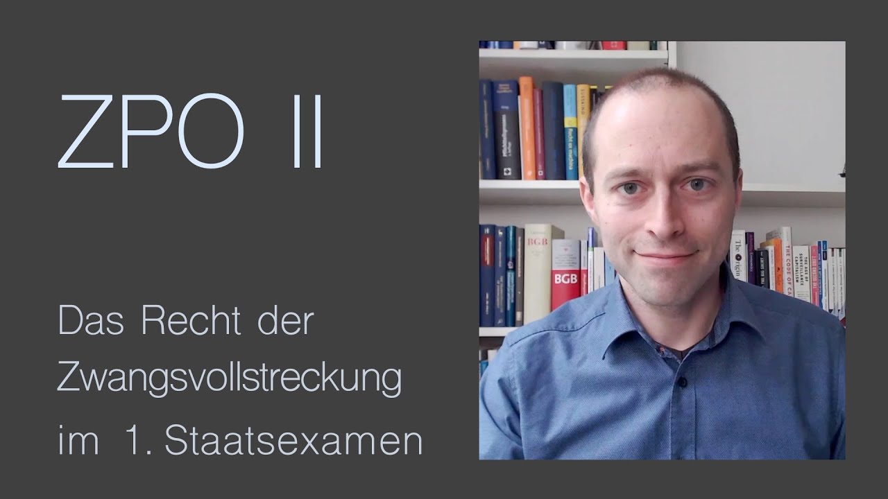 Zwangsvollstreckungsrecht im 1. Staatsexamen