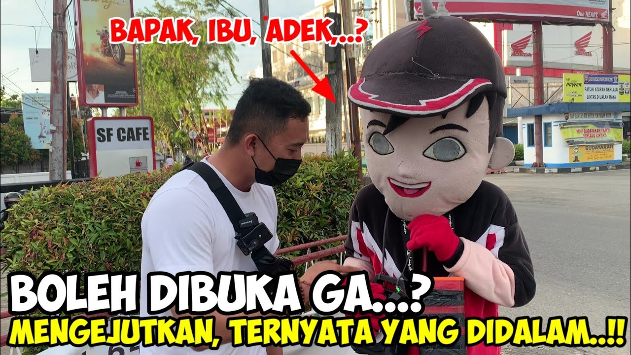 MENGEJUTKAN, AWALNYA BADUT MALU DIBUKA, SETELAH DIBUKA TERNYATA ORANGNYA..!!