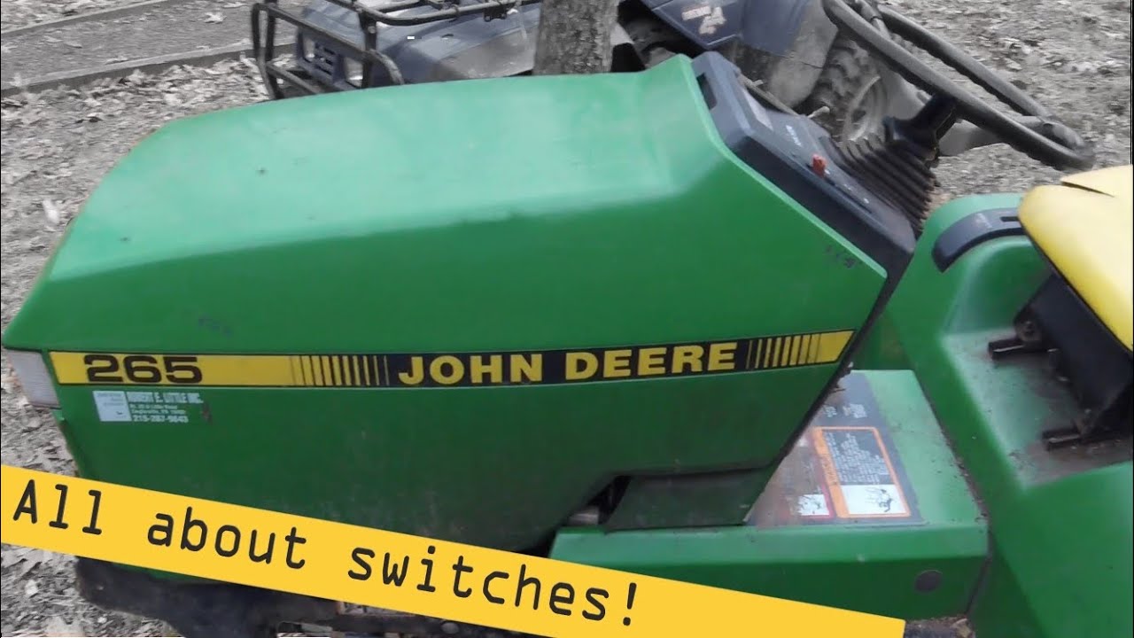 Замена проводки замка зажигания John Deere 265 в полевых условиях. Нет схемы? Не проблема.