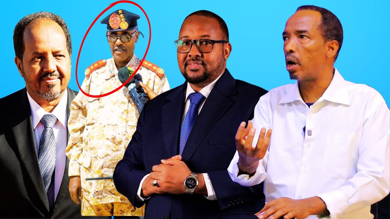 Madaxweynaha Somalia Hassan Sh Maxamud oo ku Gorgortamaya Soo daynta General Faisal Abdi Bootaan.