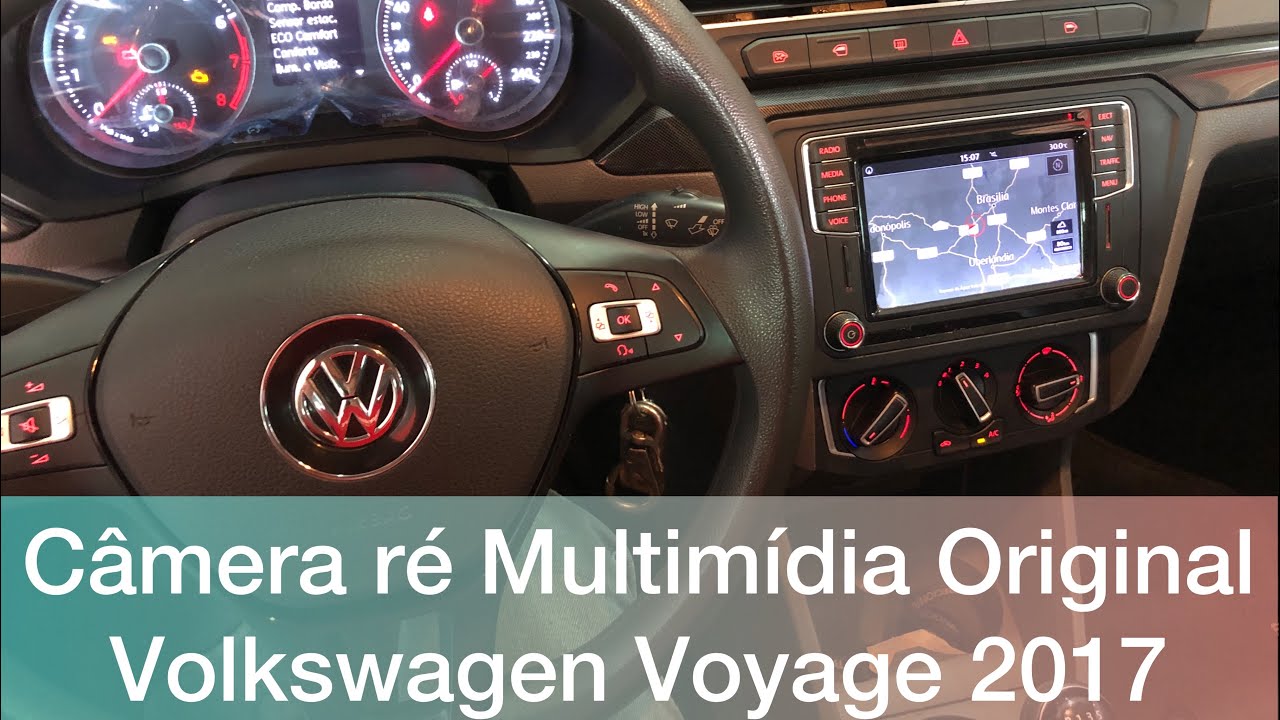 LANCER automotive: instalação da câmera ré Voyage 2017
