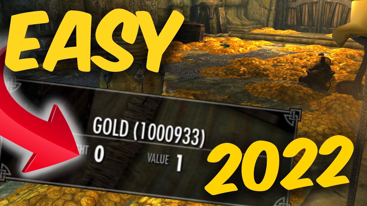 HOW TO GET GOLD IN SKYRIM ANNIVERSARY EDITION 2022 SUPER EASY AND FAST!!! 2024