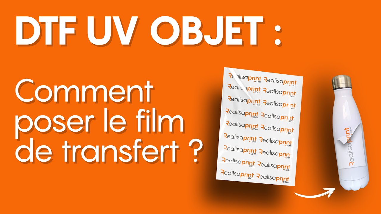DTF UV Objet : Comment poser le film de transfert ?