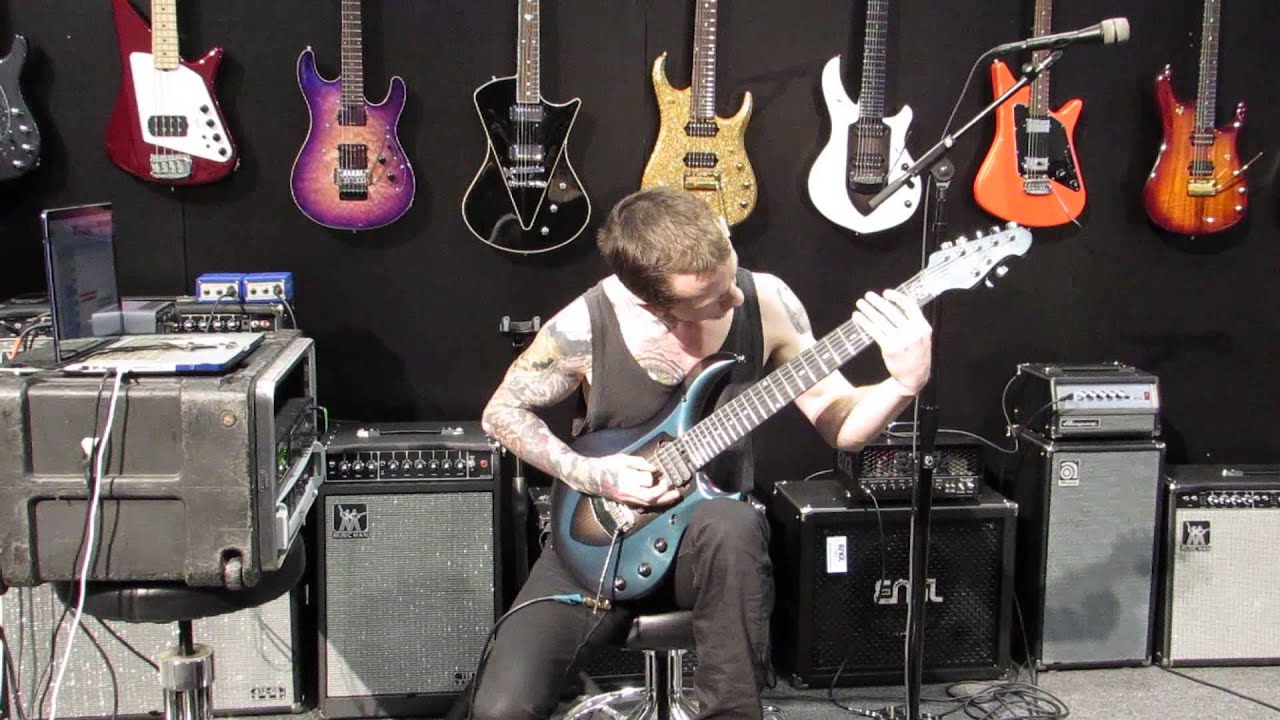 Jason Richardson at NAMM Ernie Ball MusicMan stage  The Second Coming