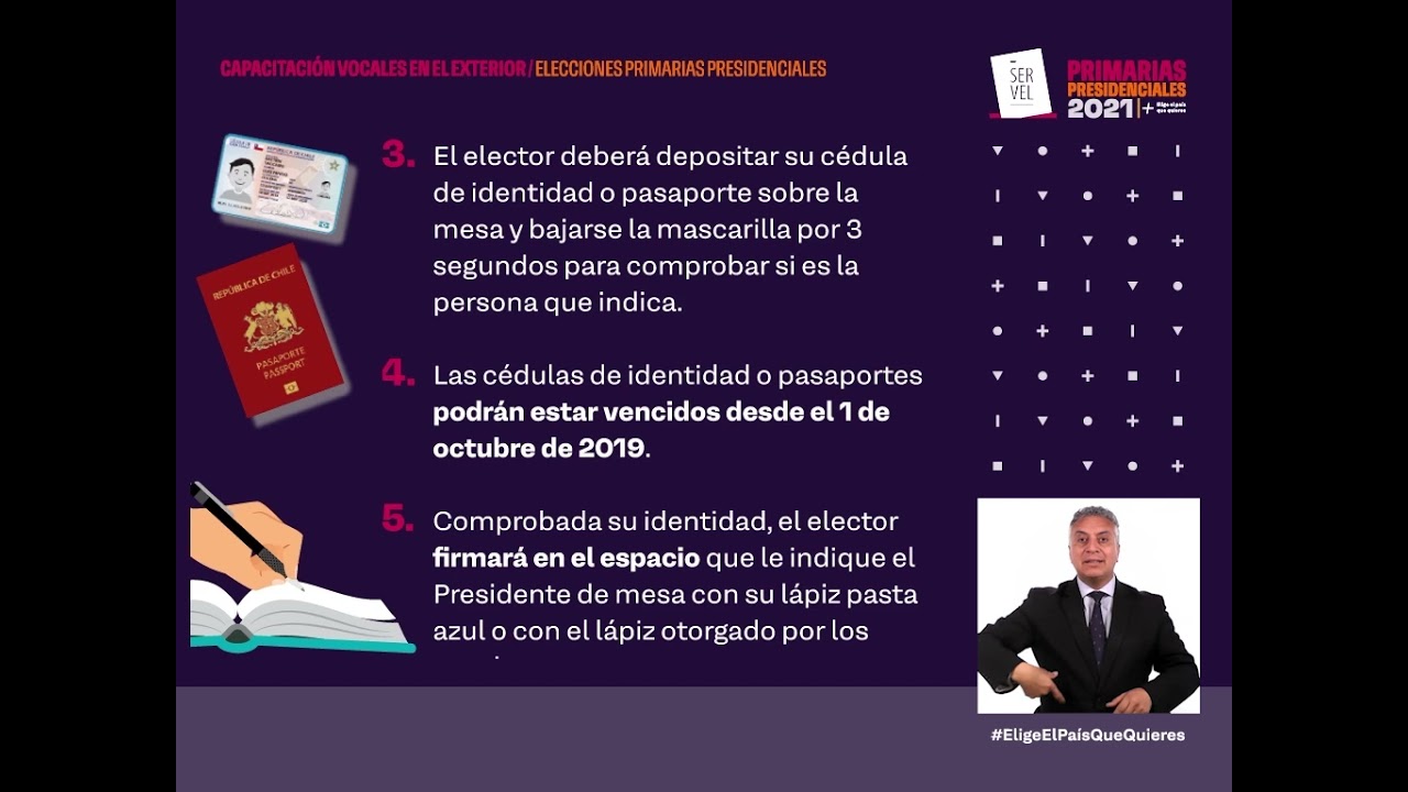 Capacitación para Vocales de Mesa en el Exterior, Primarias 2021