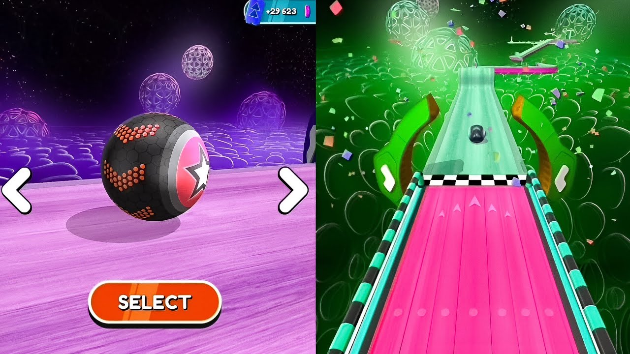 Going Balls Vs Video Reverse SpeedRun Gameplay Level 855
