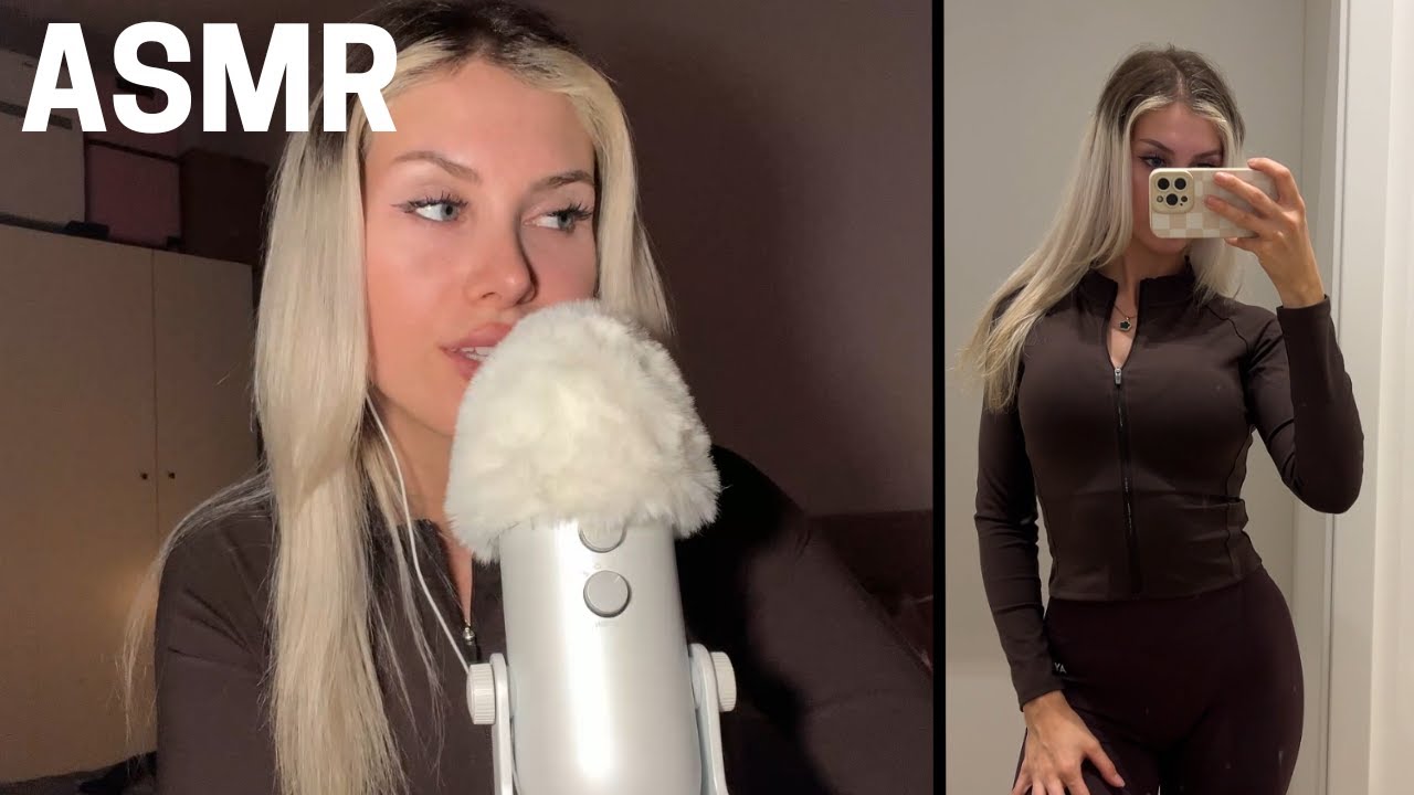 ASMR - gym haul *fabric sounds*