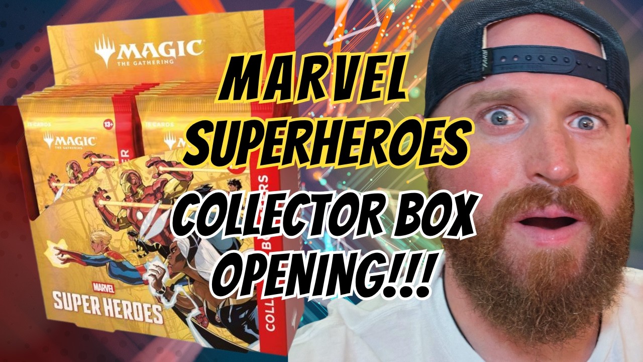 Распаковка коллекционного набора Magic the Gathering: Marvel Superheroes!