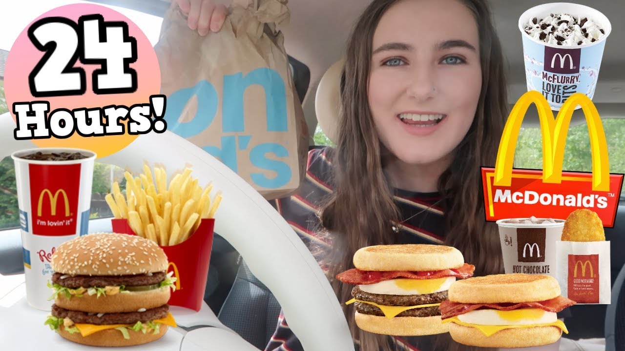 I ate ONLY MCDONALD'S food for 24 HOURS!