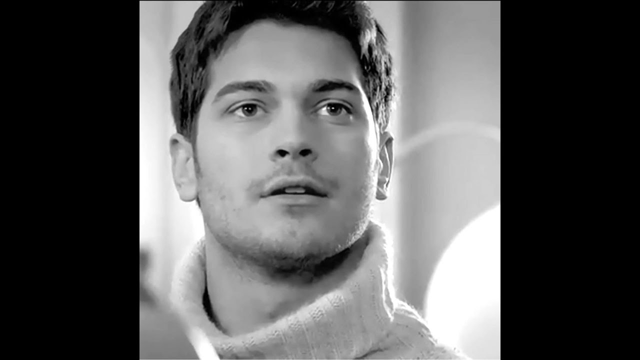Cagatay Ulusoy in role Emir from Feriha-  Black and White