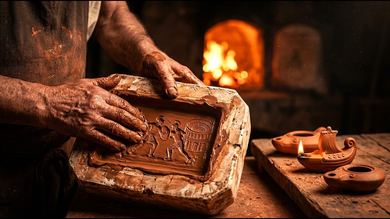 Hidden World of Roman Oil Lamp Production: From Clay Molds to Functional Lamps (Ancient Methods)