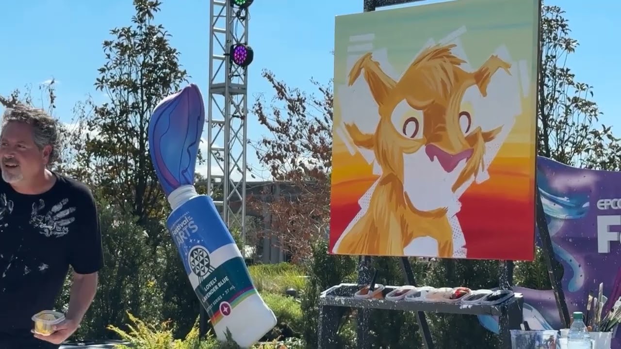 Simba by Trevor Carlton; Entire Show from  EPCOT Festival of the Arts, Feb 21, 2026