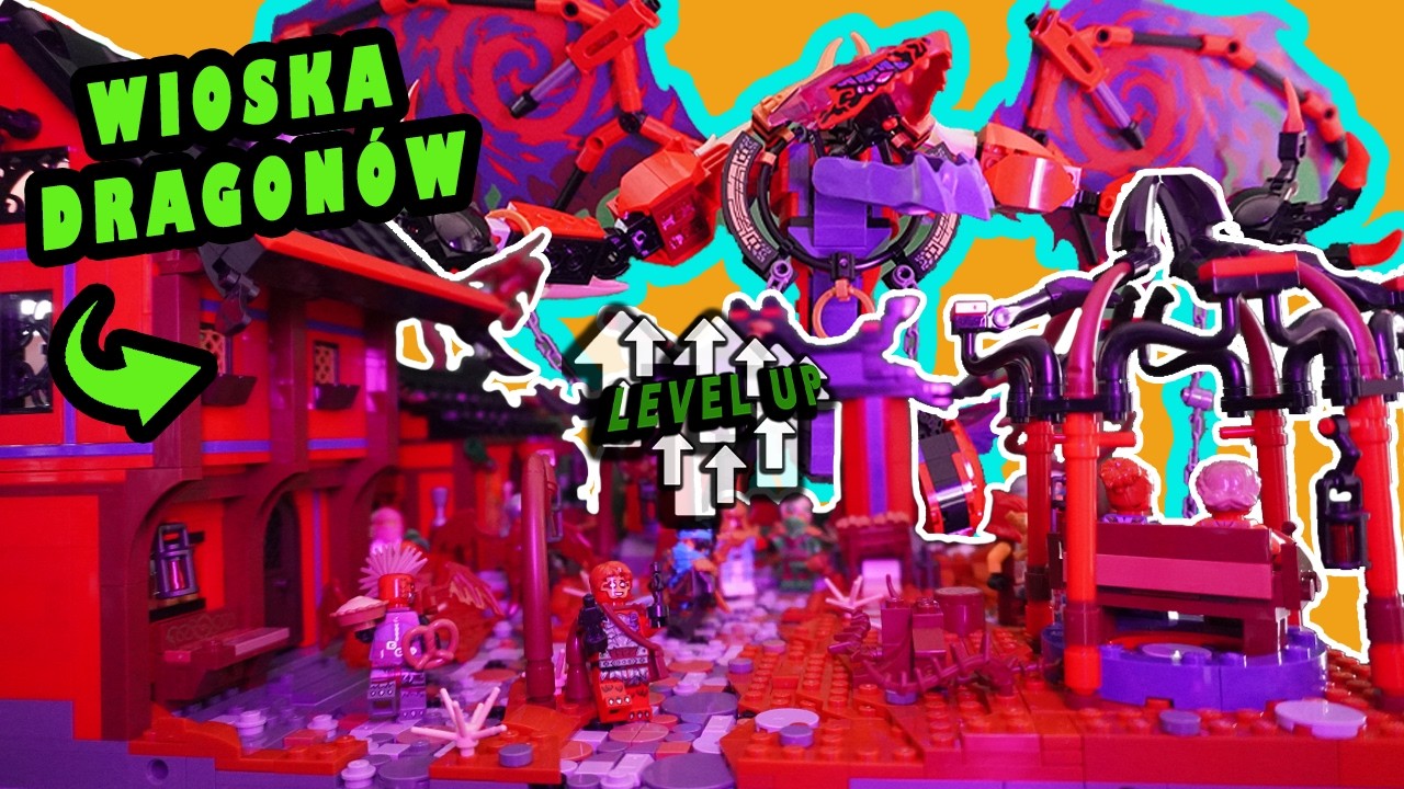 ZBUDOWAŁEM WŁASNĄ WIOSKĘ DRAGONÓW Z NINJAGO 🥷🏼🌀🐉 [LEVEL UP]
