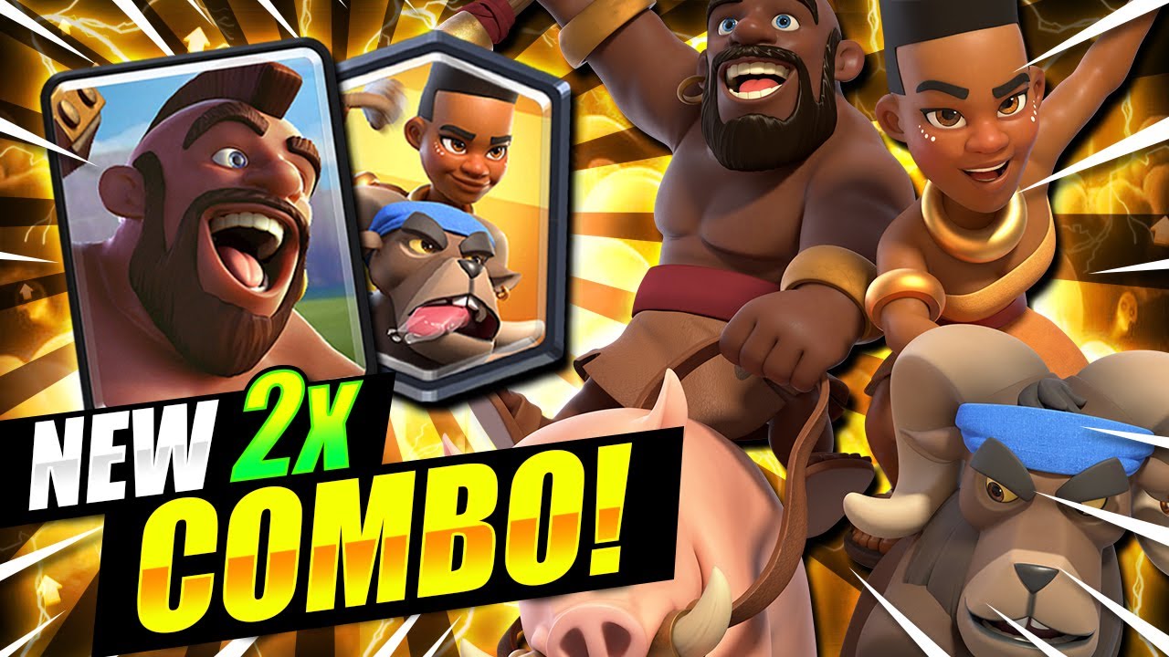UNSTOPPABLE OFFENSE!! NEW 2X HOG RIDER + RAM RIDER CYCLE!! - Clash Royale
