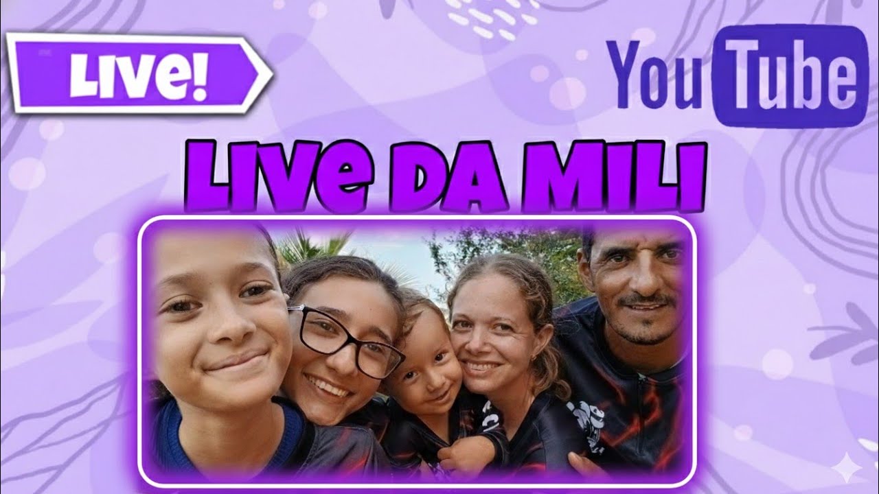 vida e camping da mili  está ao vivo! Video silêncioso 