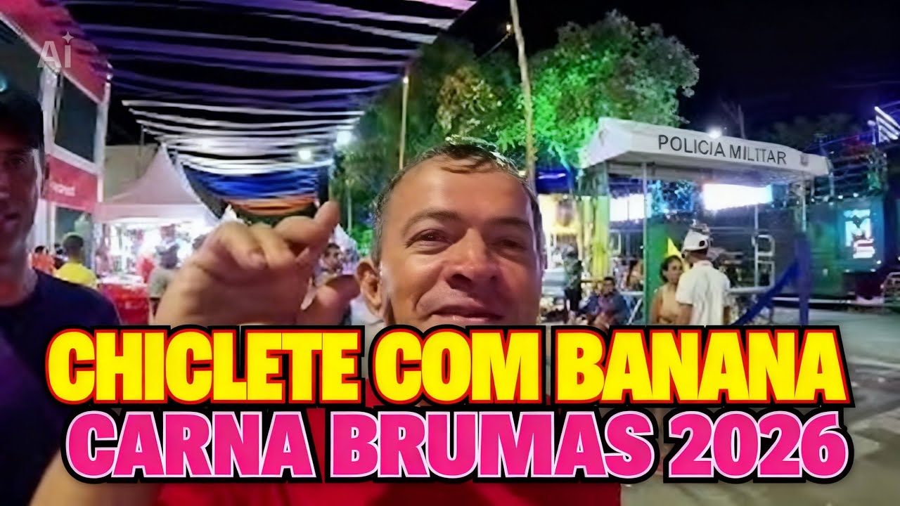 Carna Brumas lotado e Chiclete com Banana arrastando multidão em uma explosão de alegria! 