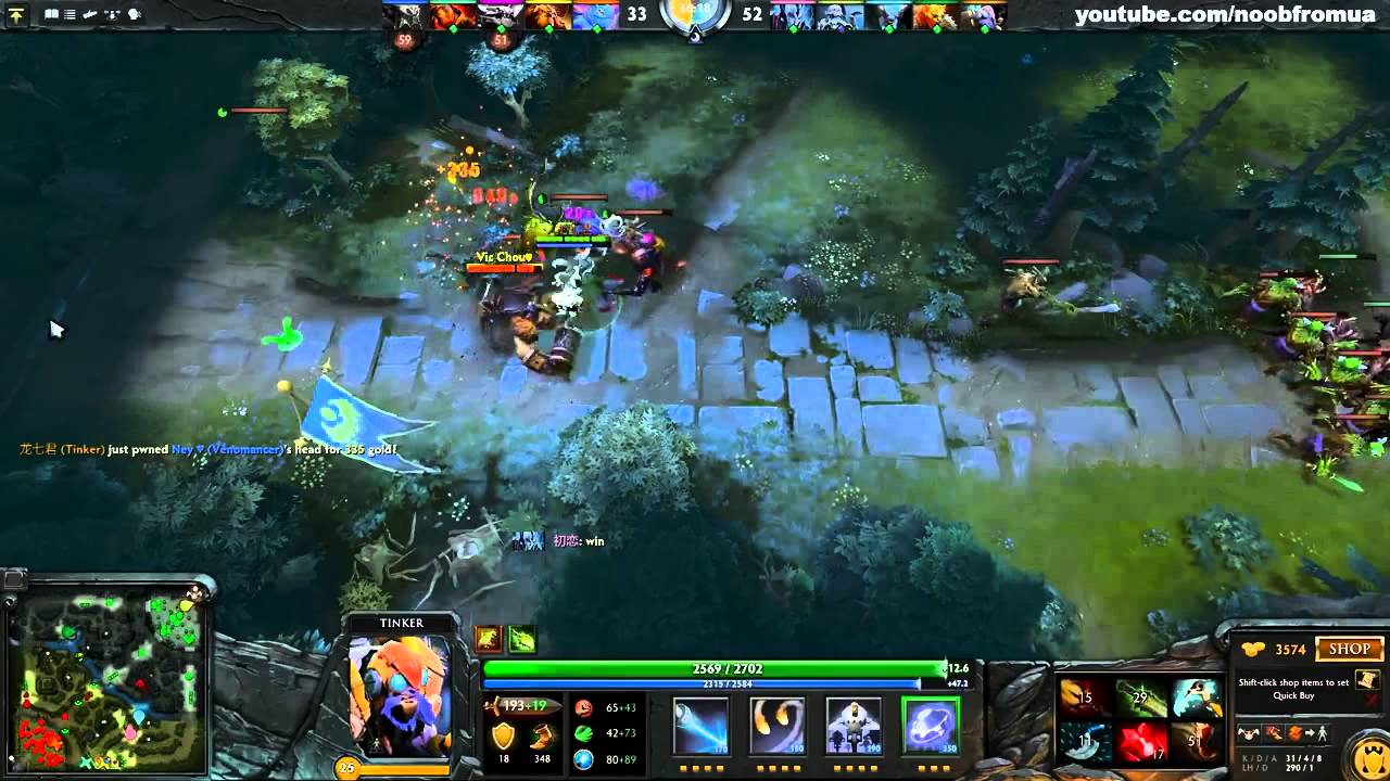 EPIC DOTA 2 pubs - ddz Tinker 92 Kills,1114 GPM