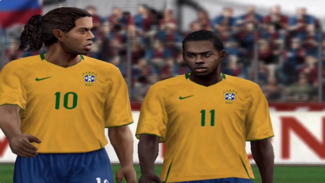 BARCELONA VS BRASIL - PRO EVOLUTION SOCCER 2009 - PES 2009 (CPU VS CPU ) #69