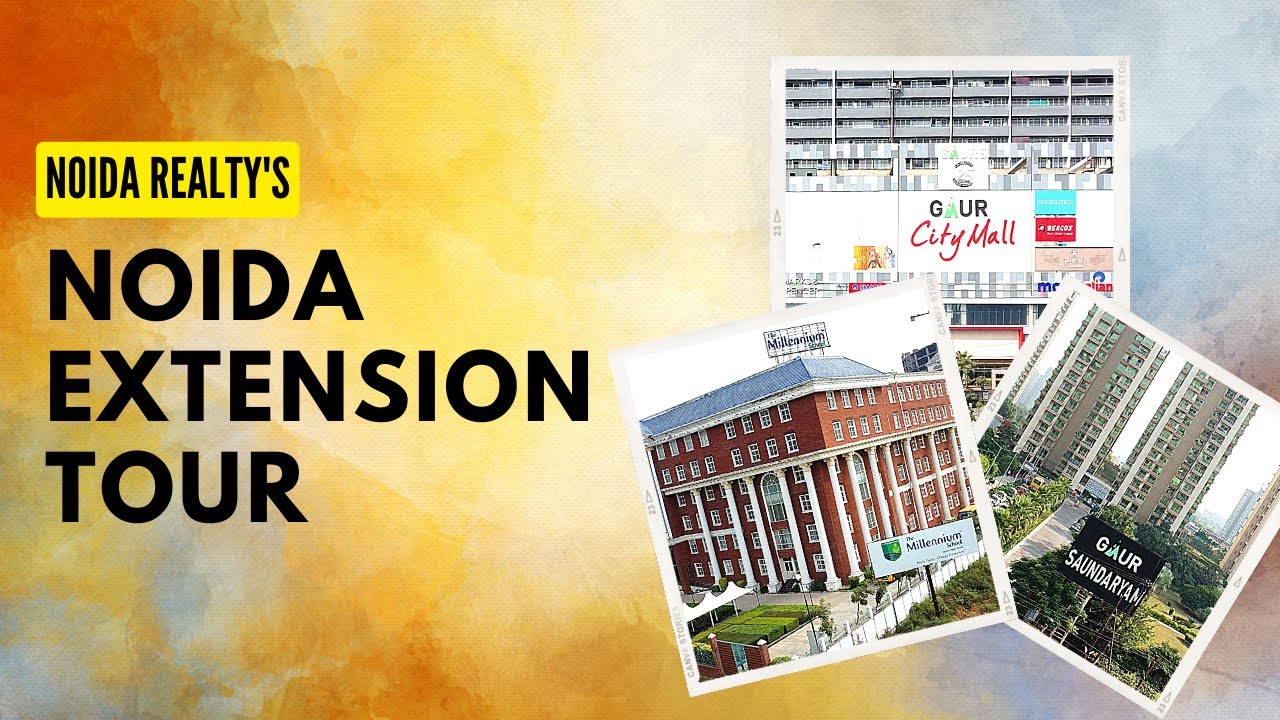 Noida Extension I Greater Noida West | Drone View | Property | Tour