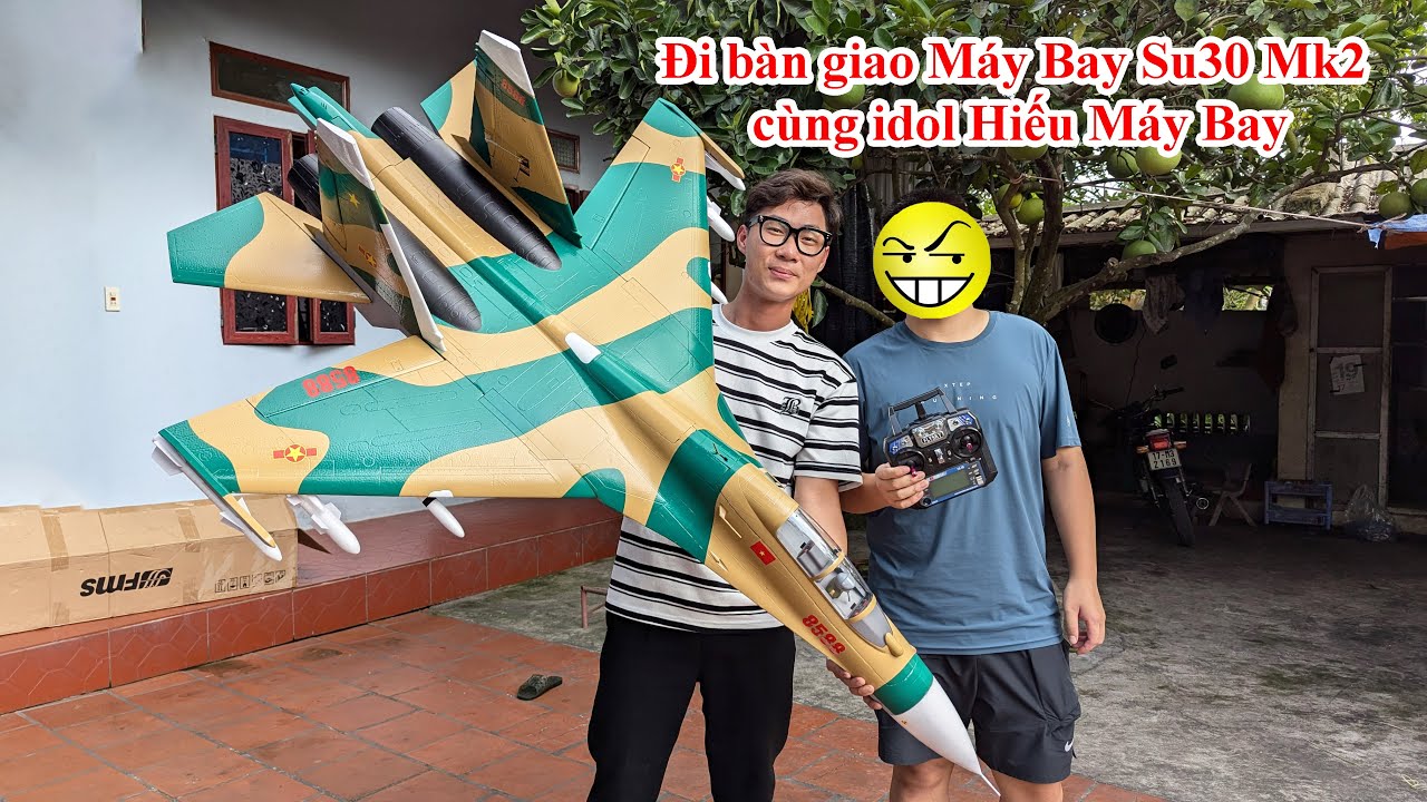 Đi bàn giao Máy Bay Su30 Mk2 cùng idol Hiếu Máy Bay | #4dmodel #DIY #su30