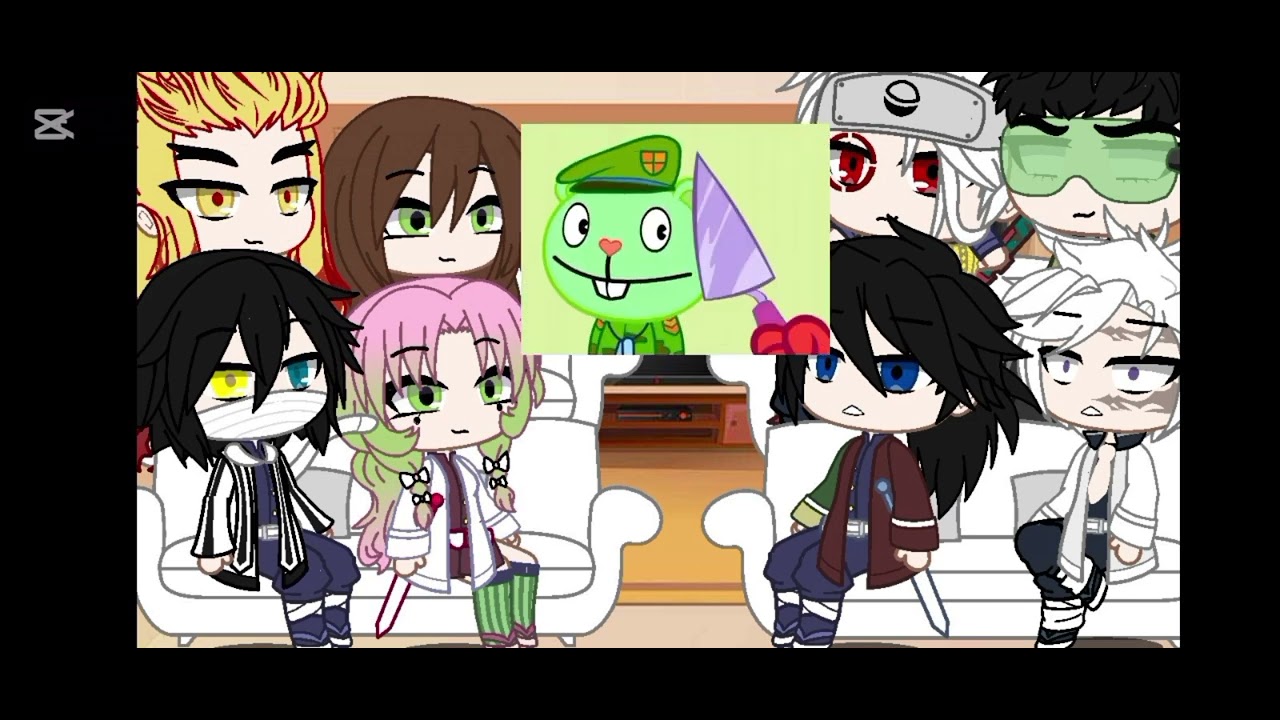 ||Hashiras react to Happy Tree Friends|| ||Demon Slayer|| |Kimetsu No Yaiba|| #demonslayer