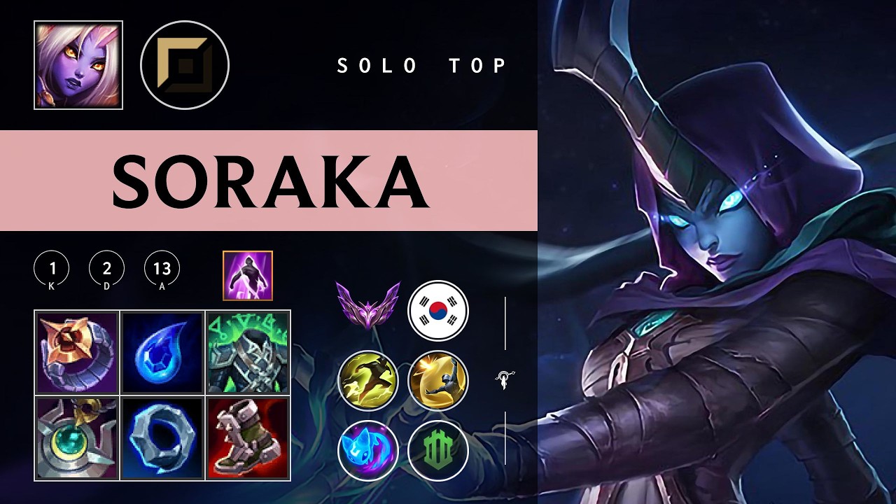 Soraka Top vs Akali - KR Master Patch 26.05