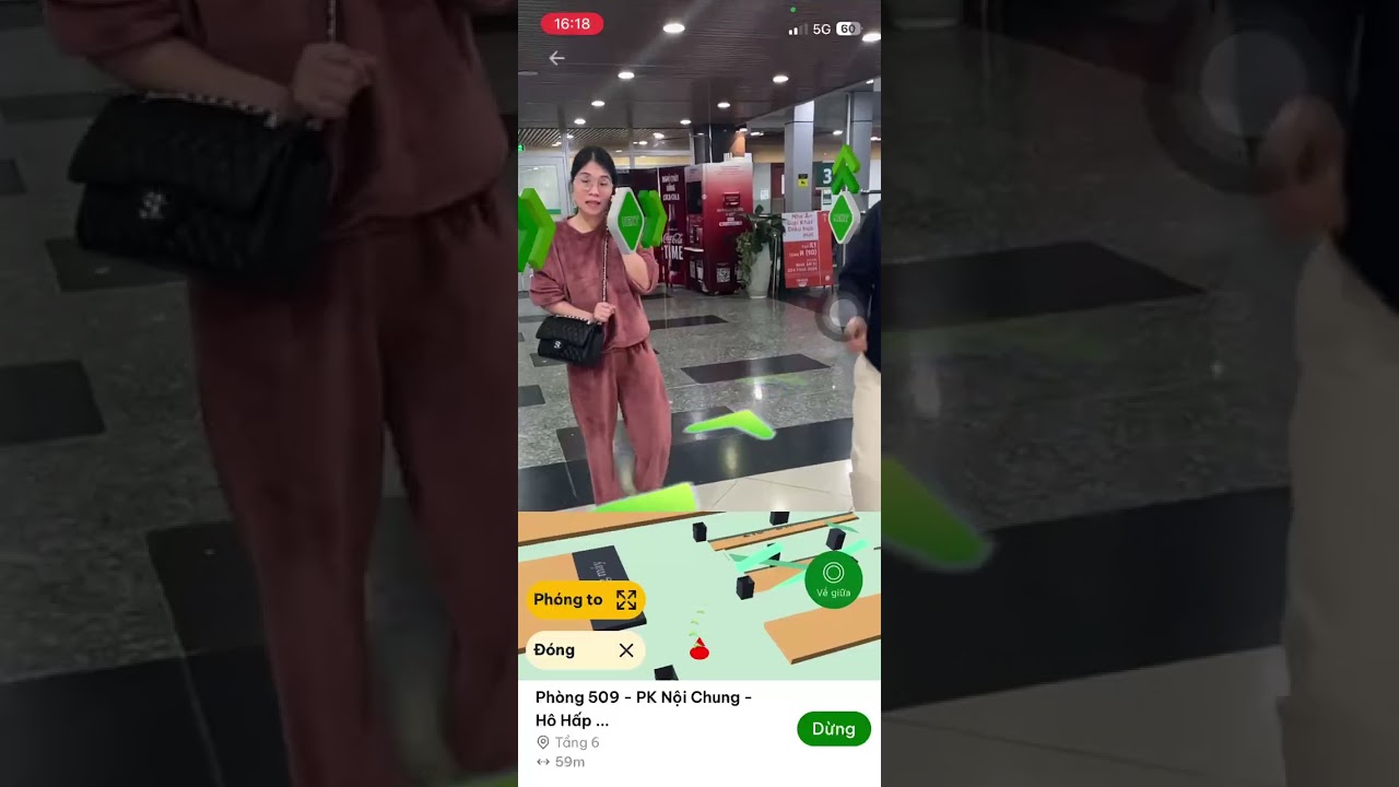Spatial AR Navigation at Bach Mai Hospital | January 2026 (Video 1/4)